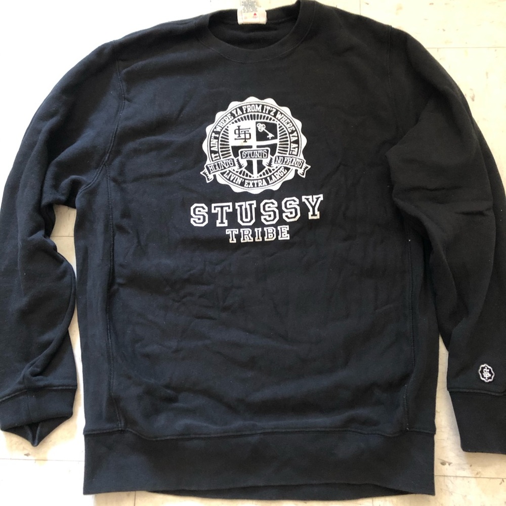 Navy Blue Stussy Sweater